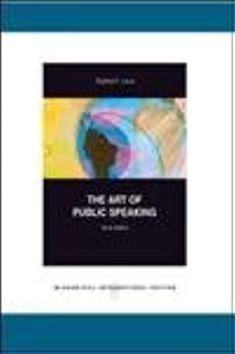 The Art Of Public Speaking 10Ed (Ie) (Pb 2009) B01MYCXMA6 Book Cover