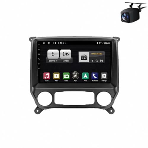 Radio de coche 2 DIN Chevrolet Spark para viajar con navegación inteligente y música