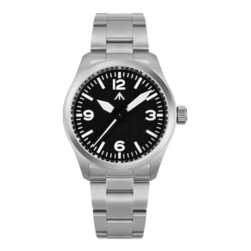 Image of TACTICAL FROG Militado ML08 Field Watch Japanese Sweep VH31 / 515 Movt with Calendar, Men's Military Watch Sapphire Crystal 10 ATM Waterproof Analog Watches for Men