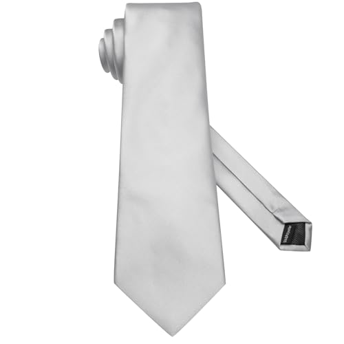 Image of Hi-Tie 5Pcs Mens Solid Color Silk Tie Satin Pretied Bowtie Lapel Pin for Men Handkerchief Cufflink Wedding Gift Box