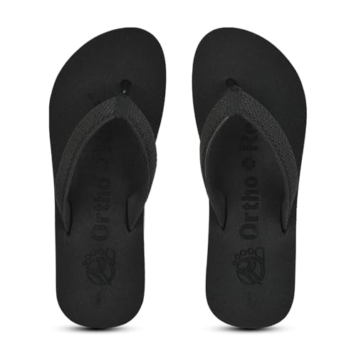 Image of Ortho + Rest Women's Flip Flops | Slippers for Women | Orthopedic Lightweight Comfortable Flat Casual Stylish Dr Chappals and House Flip flops For Ladies and Girl's