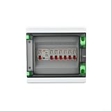 Yuanpgky Wasserdichte Verteilerkasten-Schutzschalterplatte der HA-Serie, IP65-bewertet für den Außenbereich mit Trennung des Schutzes elektrischer Geräte (HA-9WAY)