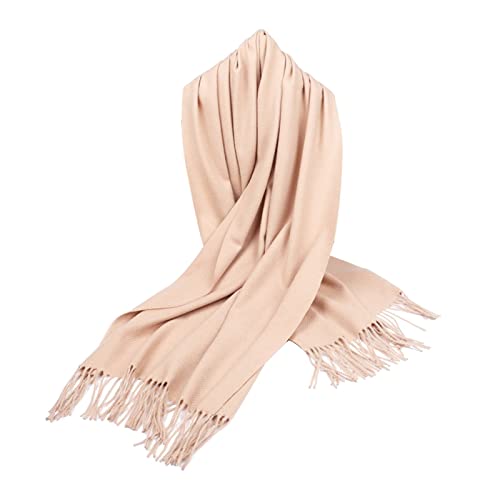 Wrap Shawl Blanket, Womens Scarf Winter Rayon Solid Color Tassel Shawl Blanket Scarf Scarves Gifts for Wedding Birthday