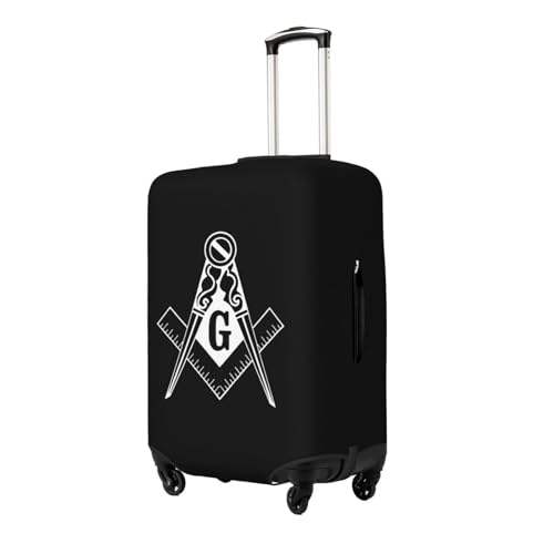 Masonic Symbols Travel Luggage Cover Suitable for 18-32 Inch luggage2