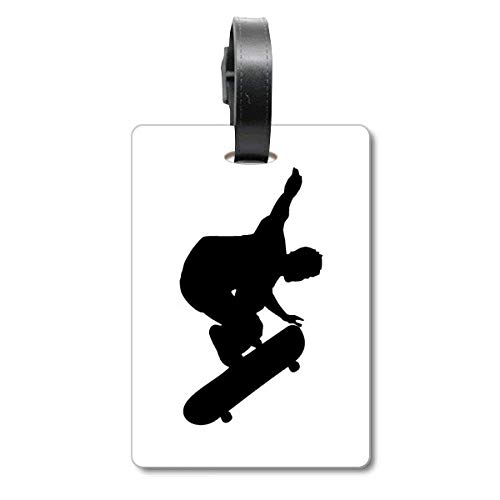 Étiquette sac de skateboard haute résistance pour identifier votre housse de glisse
