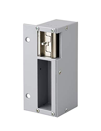 THIRARD - Gâche Électrique pour Serrure Verticale en Applique - Réversible - 12 V - Compatible Extérieur - Gris - Corps Alliage - Double Empênage -...