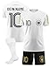 Produktbild Shop4Fans Deutschland Fußballtrikot Personalisiert für Jungen & Mädchen  mit deinem Namen & Nummer  atmungsaktiv & leicht