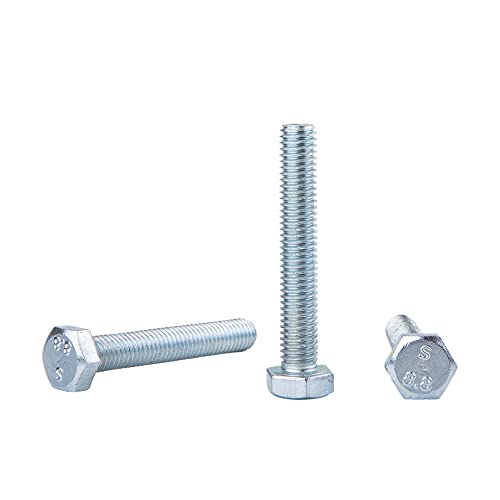 30 Stück DIN 933 Stahl Sechskantschrauben M8 x 50 mm 8.8 Grade Vollgewinde Gewindeschrauben (30, M8 x 50 mm)