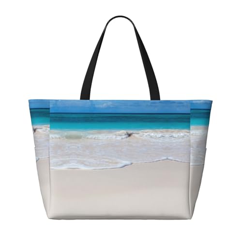 watermelon Water-Resistant Beach Bag，Foldable Large Tote for Travel Gym Camping2