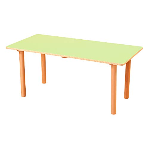 Liberty House Toys Blue Rectangle Table H470 x W1200 x D600mm Mesa Rectangular Verde Pastel 470 x 1200 x 600 mm