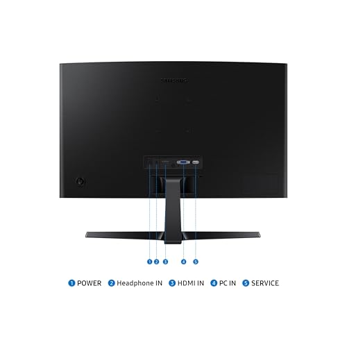 Samsung 24" Essential S3 (S36GD) Series FHD 1800R Curved Computer Monitor, 100Hz, Game Mode, Advanced Eye Comfort, HDMI and D-sub Ports, LS24D366GANXZA by Samsung - Image 8