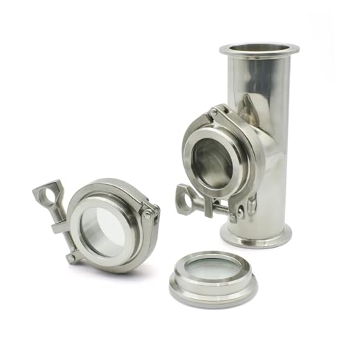 Indicateur de débit dioptrique anti-obstruction à virole 1,5"-4"