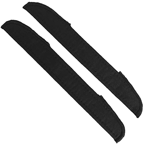 VillageHatShop VHS Hat Sizers-Black Jersey Knit (1 Package = 2 Sizers, Black-Sizer)