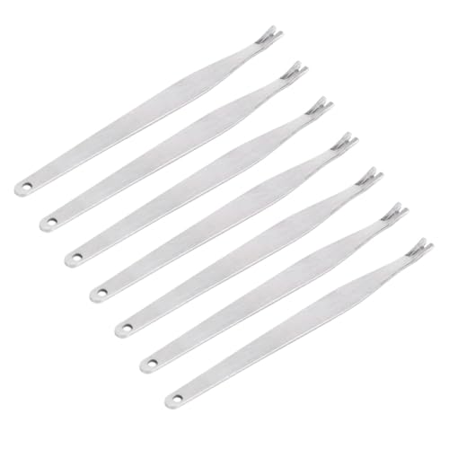 FOMIYES Forks Tools Nail Tools Cuticle Remover Manicure Pusher Stainless Steel