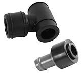 Car 3 way Breather Hose Connector + PCV Bleeder Valve 06A103247,035103245A,06A 103 247,035 103 245 A