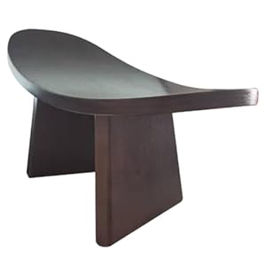 BCOATH Portable Wood Stool Kneel Mat Stool Meditation Chair Portable Stool Wood Stool Small Stool Meditation Bench Wood Bench Wooden Stool Wood Temple Stool Zen Wood Stool Household Stool