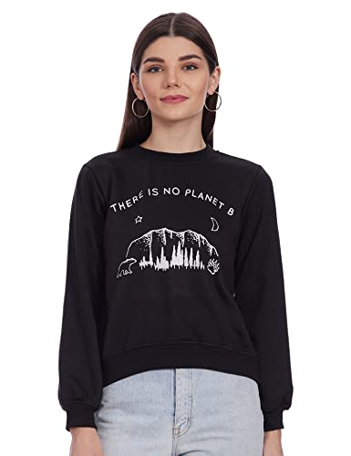 Image of pluss Women's Fleece Round Neck Sweatshirt