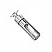 Clear Cremation Ash Urn Vial Memorial Necklace All Stainless Steel & Glass