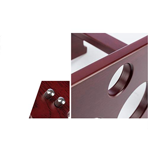 Soporte de madera para 6 botellas de vino estándar miniatura 7