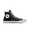 Converse Unisex Adult Chuck Taylor All Star High Top, Black, 10.5 Womens/8.5 Mens