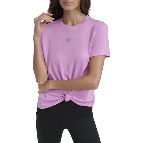 T-shirt DKNY femme avec nœud devant idéal pour vos sorties citadines et moments détente