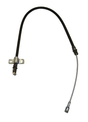Image of Crown Automotive 52128243AD Brake Cable Assembly, black unpainted
