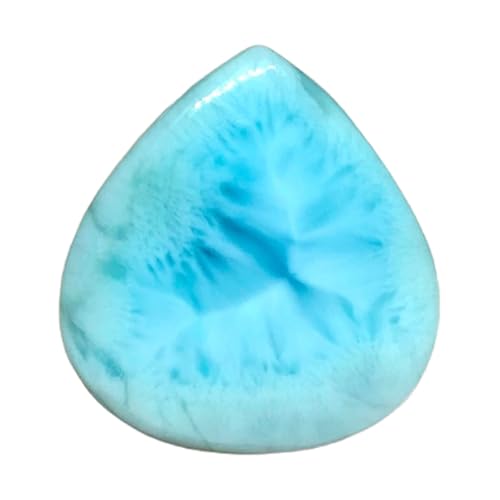 Larimar naturel poire 33 mm pour créer vos propres bijoux et pendentifs bohèmes