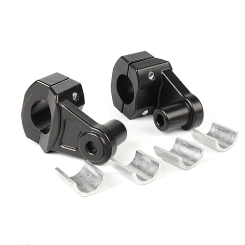 Rehausseurs de guidon moto pivotants 5cm pour guidons 22mm et 28mm