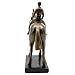 Lukitas Horse Rider Statues and Sculptures, Racing Figurine Home Decor, Equestrian Gift for Horse Lovers, Horseback Riding Ornament, Resin 10.5''