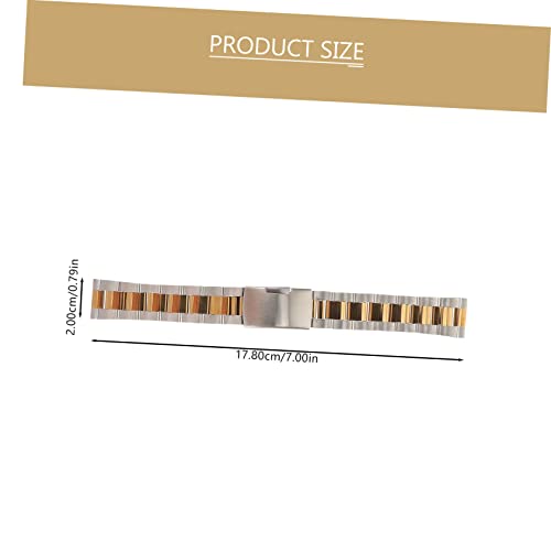 Correa de acero inoxidable sólida y elegante para reloj de mujer 2