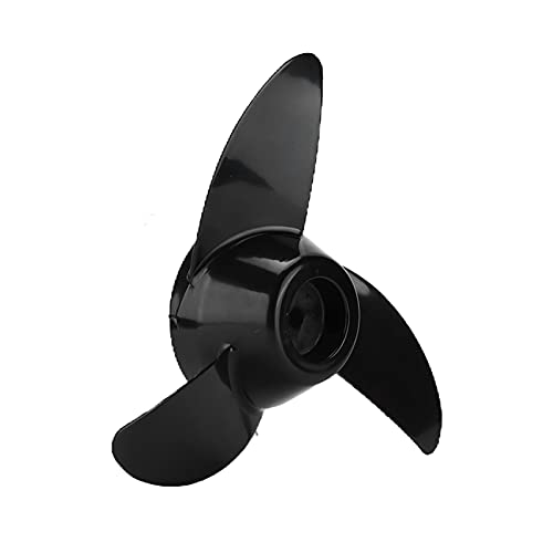 Hélice de 3 palas para motor fuera de borda de 50 a 88 LB hélice de plástico repuesto negro