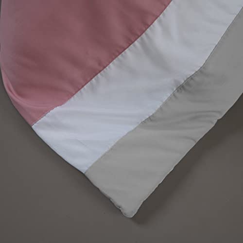 Kit Edredom Solteiro Love 4 Peças Rosê