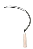 Seymour 41705 2G-507 General Purpose Grass Hook with Offset Plain Edge Blade and Hardwood Handle