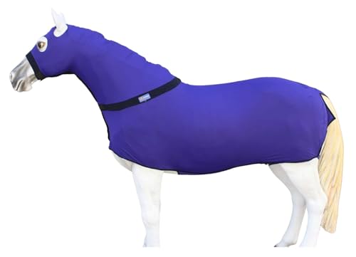 Image of L Horse Horse Comfort Stretch Sleazy Full Body Sheet Neck Purple 521MW03PR