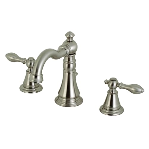 Kingston FSC1978AL Widespread Bathroom Faucet, Brushed Nickel