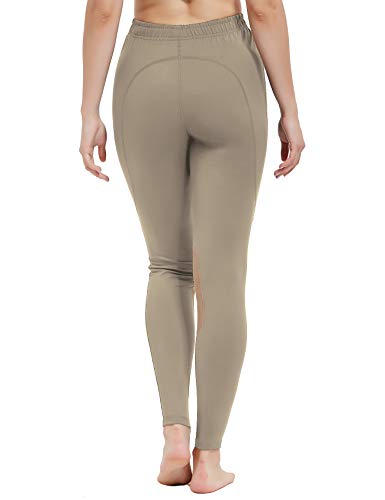 Fitst4 Kids Performance Riding Tights Flex Knee Patch Breeches Girls Horse Equestrian Schooling Pants Khaki M #TOP3
