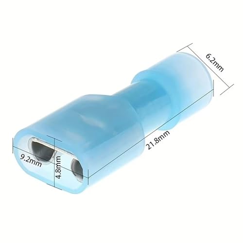 Cosses à sertir à fourche en nylon isolé pour câbles électriques x20 - 8