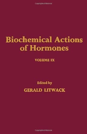 Biochemical Actions of Hormones: v. 9 book cover
