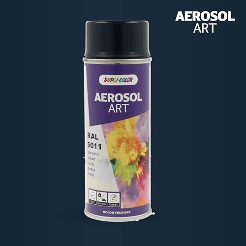 DUPLI-COLOR AEROSOL ART RAL 5011 Stahlblau glänzend 400 ml - Sprühfarbe – Ansicht 2