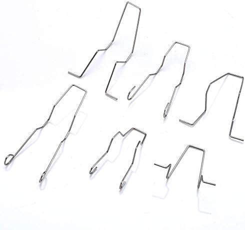 Bulb Retaining Spring Clips for H1/H3/H4/H7 Bulbs Universal Car Headlight Clamp Headlamp Dip Dipped Beam Bulb Hoder Pack of 6