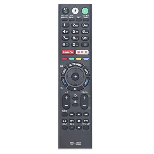 VINABTY Replaced Voice Remote RMF-TX310E RMF-TX220E Fit for Sony 4K Smart TV KD-43XG8305 KD-43XG8396 KD-49XF7596 KD-49XF8096 KD-49XF8505 KD-49XF8577 KD-49XF8596 KD-49XF8796 KD-49XF9005 - Image 4