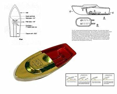 MOOLYAVAAN Products New Cassic Water Put Put Steam Toy Metal Boat Indian Festival Janmashtami Dussehra Boat Nau (Pack of 10) 1