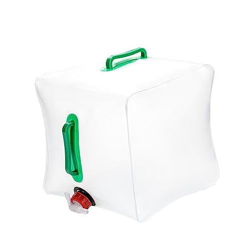 GRIRIW Convenient Collapsible Water Container Flexible Outdoor Water Pouch for Camping Hiking Space Saving Portable Water Bag for Emergency Water Storage