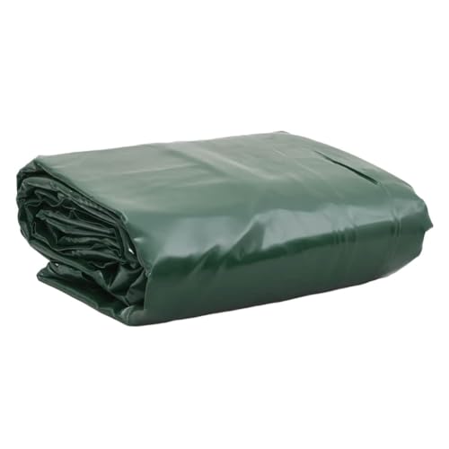 vidaXL Abdeckplane, Plane Abdeckung Reißfest Wasserfest, Schutzplane UV-Beständig Schimmelbeständig, Schutzhülle Zeltplane, Grün 3x4m 650 g/m²