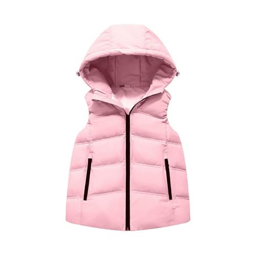 Icegrey Boys Girls Kids Hooded Down Puffer Vest with Pockets Lightweight Sleeveless Jacket Fall Winter Windproof