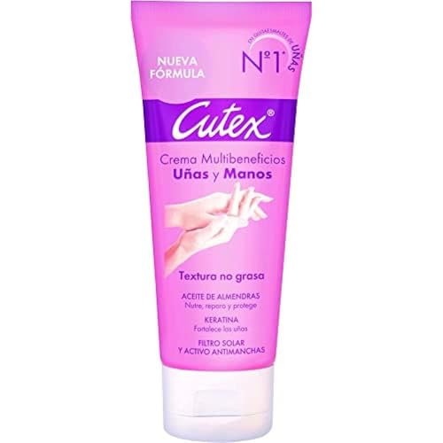 Cutex Crema Manos y Uñas con Leche de Almendras - 100 ml.
