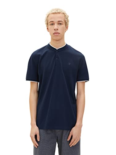 Polo Tom Tailor Denim 1035846 homme en coton bleu marine