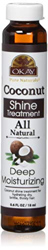 OKAY Coconut Shine Treatment | Restore And Smooth Hair | Soft, Smooth, Enhanced Shine And Strong Hair | Created With 12 Natural Oils | No Parabens, No Silicones, No Artificial Colors