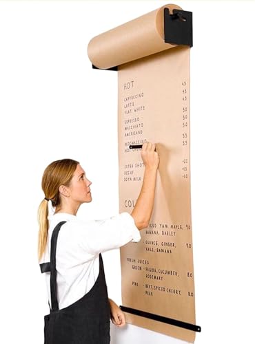 KAnduo Dispensador de Rollos Kraft Dispensador y dispensador de Papel Kraft Cortador con Rollo de Papel de 50 m de Largo, Soporte for Papel Kraft, Rollo de Papel Kraft Incluido portarrollos KAnduo Dispensador de Rollos Kraft Dispensador y dispensador de Papel Kraft Cortador con Rollo de Papel de 50 m de Largo, Soporte for Papel Kraft, Rollo de Papel Kraft Incluido portarrollos
