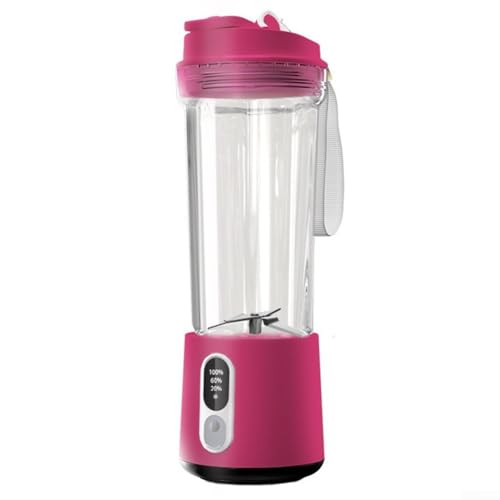 Licuadora de Mano de Acero Inoxidable de Alto Rendimiento con Funciones versátiles, Motor Potente y autolimpieza de un Solo Toque, para Mezclar y Hacer puré (JB500A1 Roja)